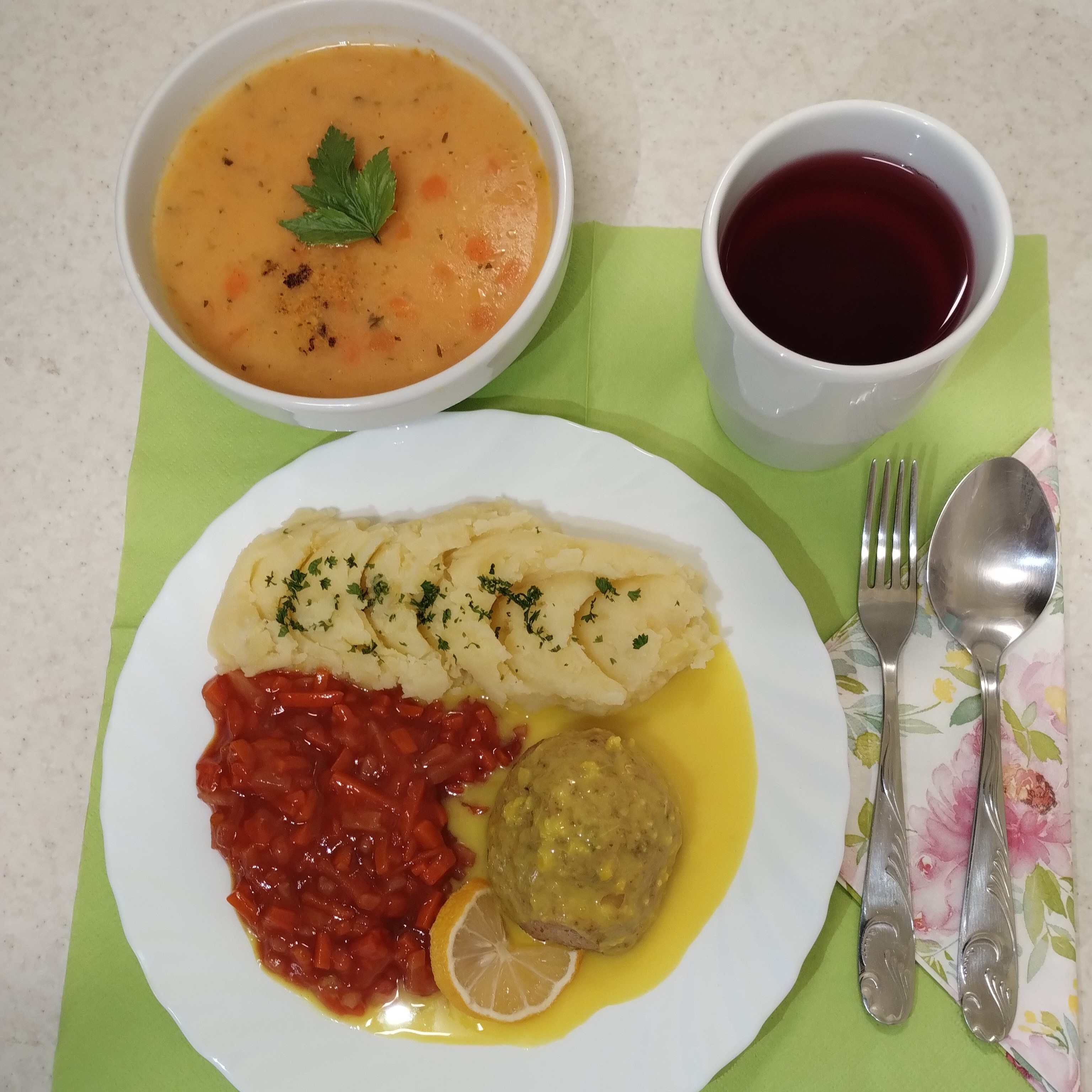 obiad dieta łatwo strawna